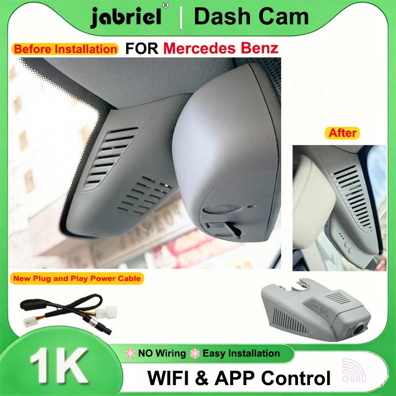 Jabriel for Mercedes Benz C Class w205 s205 GLC x253 CLS w219 E Class w212 w213 C E glc 200 220d 260 300 HD 1080P Wifi Dash Cam
Jabriel for Mercedes Benz C Class w205 s205 GLC x253 CLS w219 E Class w212 w213 C E glc 200 220d 260 300 HD 1080P Wifi Dash Cam