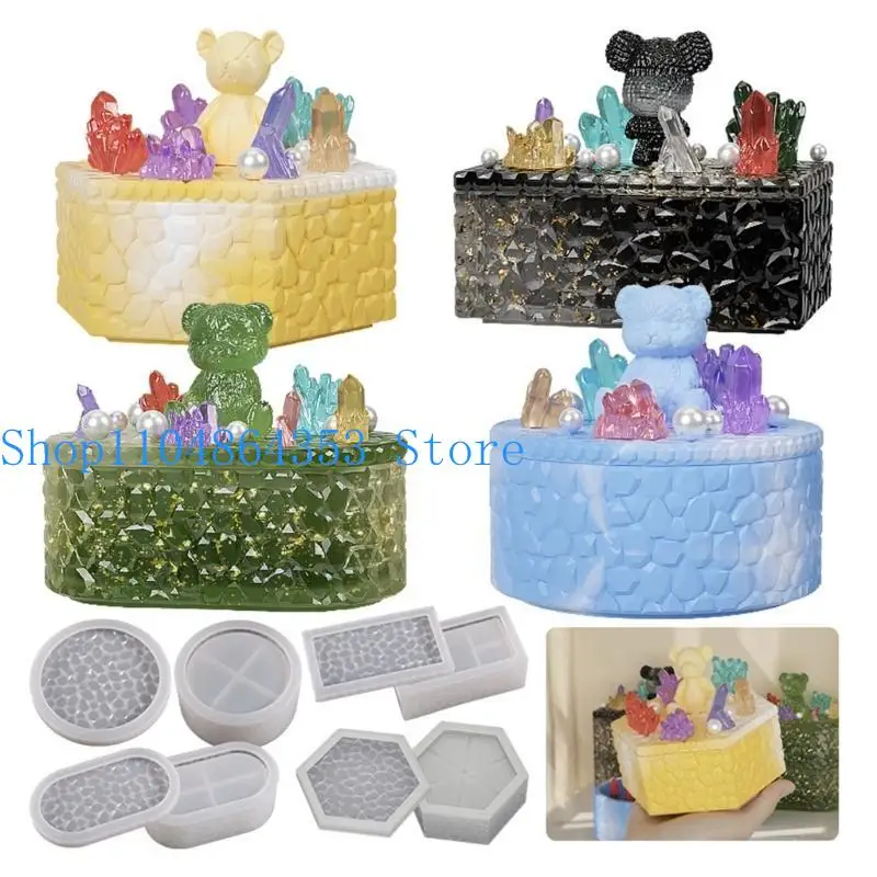 652F 3D прямоугольный круглый ящик для хранения силиконовая форма для хранения ювелирных изделий из эпоксидной смолы
652F 3D прямоугольный круглый ящик для хранения силиконовая форма для хранения ювелирных изделий из эпоксидной смолы