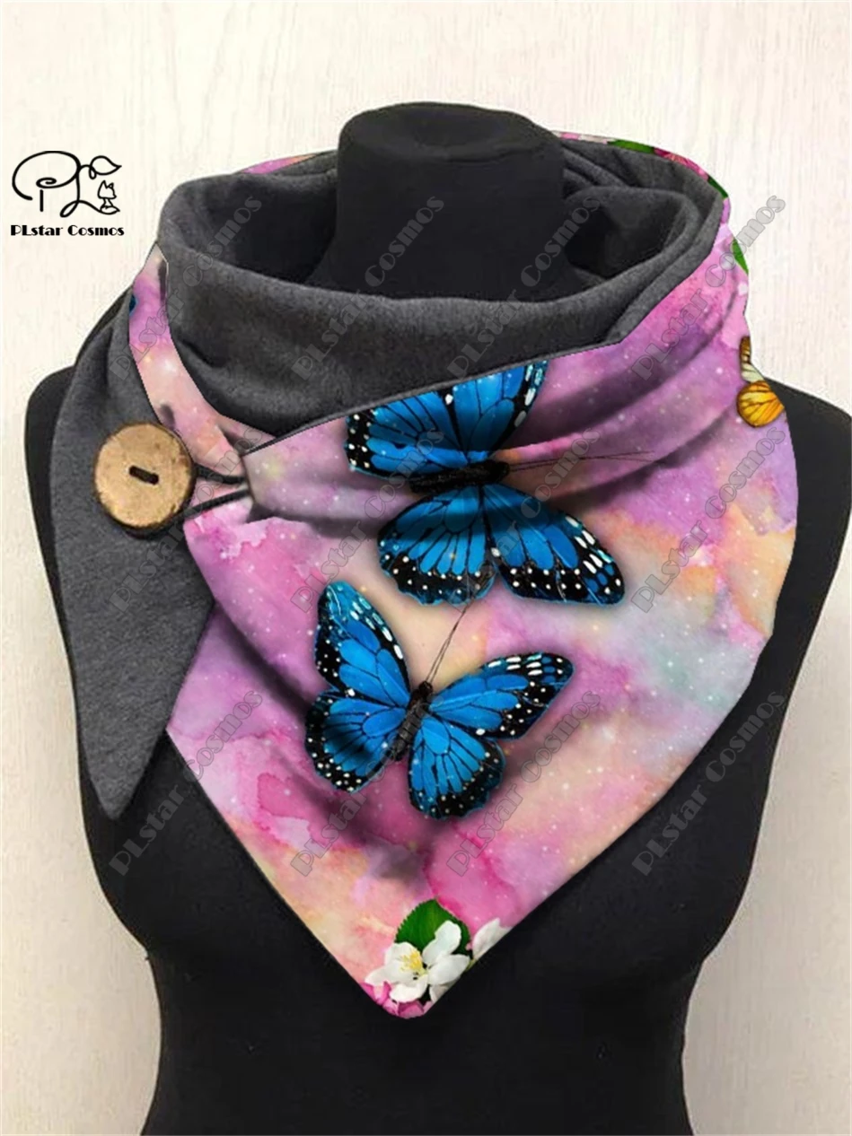 3D printing colorful butterfly starry sky dreamy pattern warm shawl scarf spring and winter small triangle scarf female casual 3
3D printing colorful butterfly starry sky dreamy pattern warm shawl scarf spring and winter small triangle scarf female casual 3