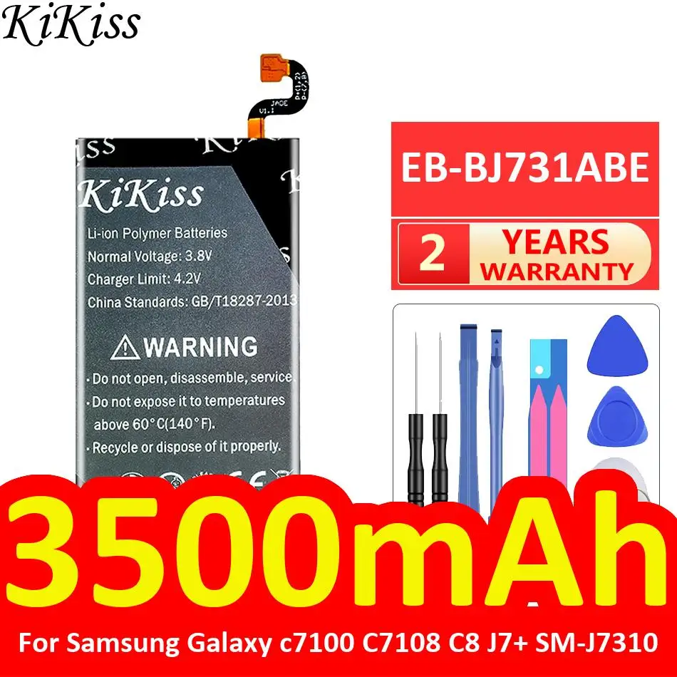 EB-BJ731ABE 3500Mah Mobile Phone Battery Fast Charging For Samsung Galaxy C7100 C7108 C8 J7+ SM-J7310
EB-BJ731ABE 3500Mah Mobile Phone Battery Fast Charging For Samsung Galaxy C7100 C7108 C8 J7+ SM-J7310