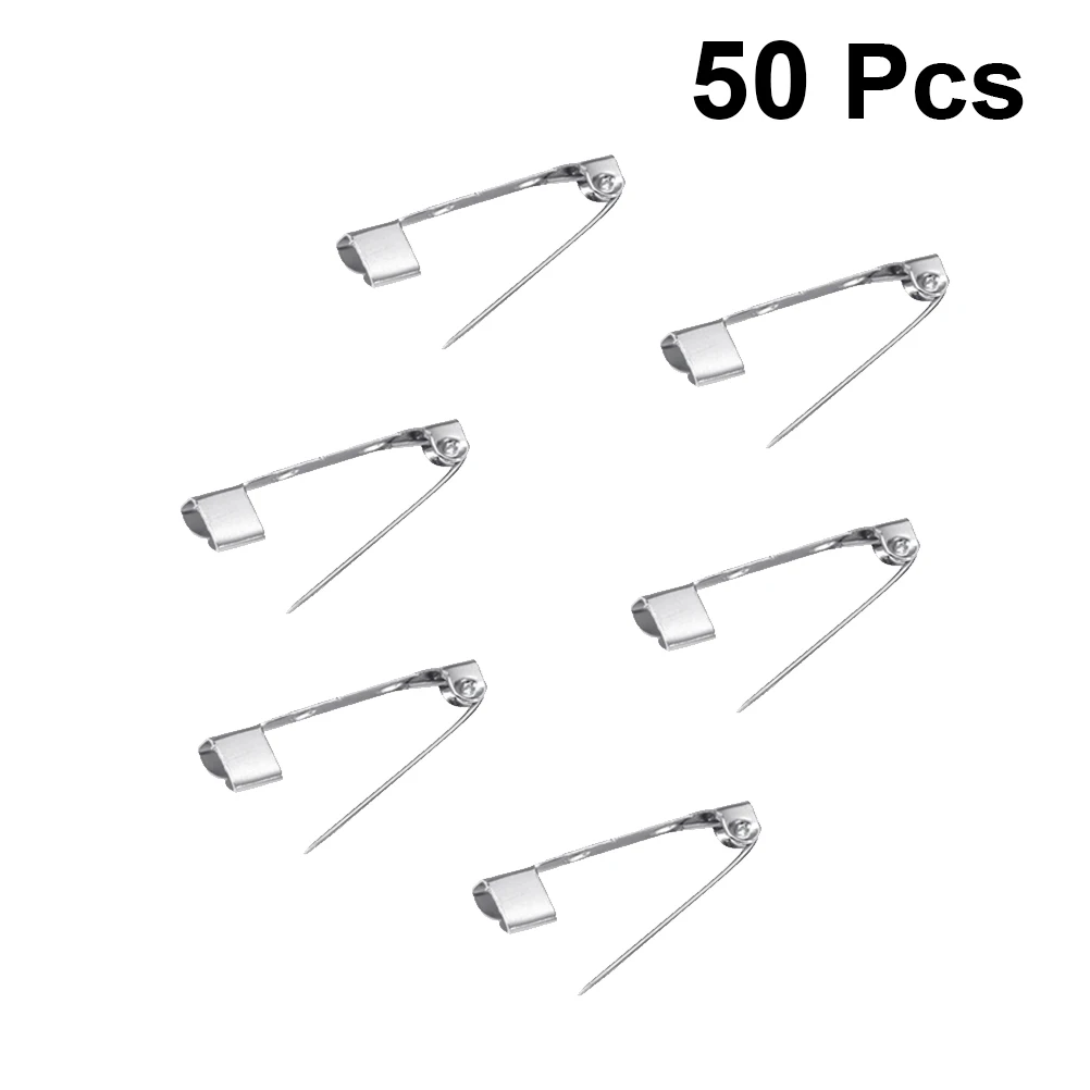 50pcs Safety Craft Brooch Clasp Brooch Back Pins Backs Safety Pin Locking Clasp Jewelry Sewing Alloy Pin Supplies
50pcs Safety Craft Brooch Clasp Brooch Back Pins Backs Safety Pin Locking Clasp Jewelry Sewing Alloy Pin Supplies