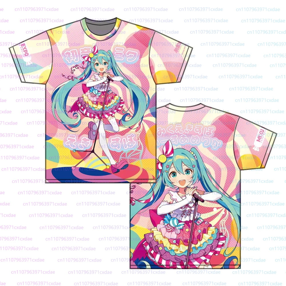 Hatsune Miku Girls 3D Printed Men/Women Anime Cartoon T-shirt EXPO 2026 Concert Tour Y2K Summer Casual Fashion Short Sleeve Tops
Hatsune Miku Girls 3D Printed Men/Women Anime Cartoon T-shirt EXPO 2026 Concert Tour Y2K Summer Casual Fashion Short Sleeve Tops