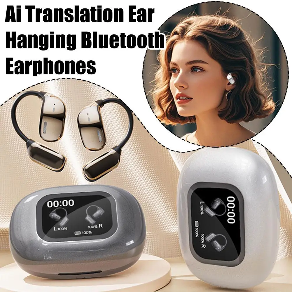 Translator Bluetooth Earphones AI APP Real-time Translation Earbuds Wireless Headphones For Travel Business Translation Ear Z7F1
Translator Bluetooth Earphones AI APP Real-time Translation Earbuds Wireless Headphones For Travel Business Translation Ear Z7F1