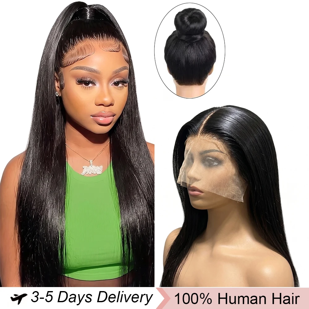 30 40 Inch 200% Density 360 Full Lace Straight Wig 100% Human Hair Pre Plucked HD Transparent Lace Front Lace Frontal Wigs For Women
30 40 Inch 200% Density 360 Full Lace Straight Wig 100% Human Hair Pre Plucked HD Transparent Lace Front Lace Frontal Wigs For Women