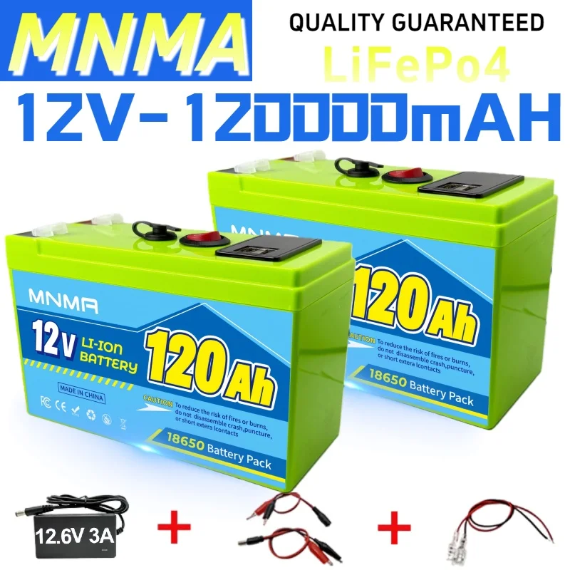 12V 120000mAh Lithium Deep Cycle Battery for Solar Fish Finder Marine Outdoor Camping Off-Grid Applications with USB Port
12V 120000mAh Lithium Deep Cycle Battery for Solar Fish Finder Marine Outdoor Camping Off-Grid Applications with USB Port