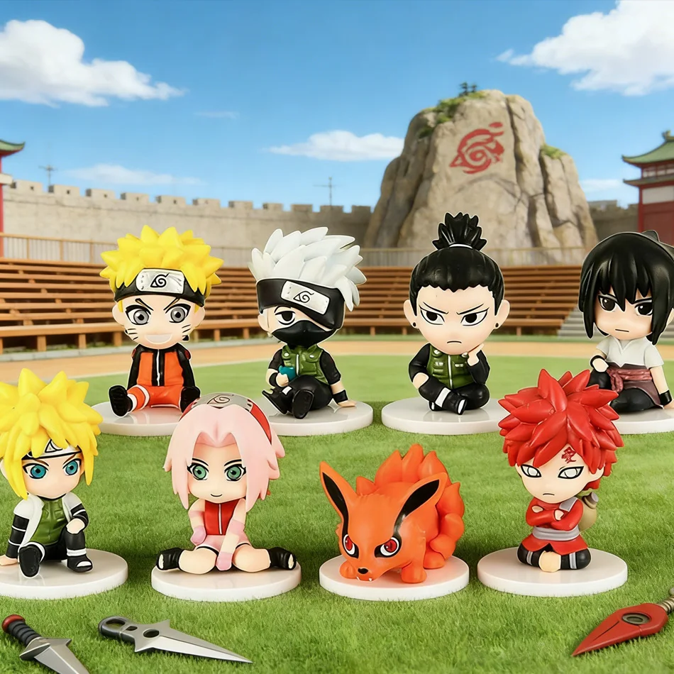 Hot 8pcs/set Anime Figure Naruto Shippuden Hinata Sasuke Itachi Kakashi Gaara Action Figure Q Version PVC Figures Toys Gifts
Hot 8pcs/set Anime Figure Naruto Shippuden Hinata Sasuke Itachi Kakashi Gaara Action Figure Q Version PVC Figures Toys Gifts