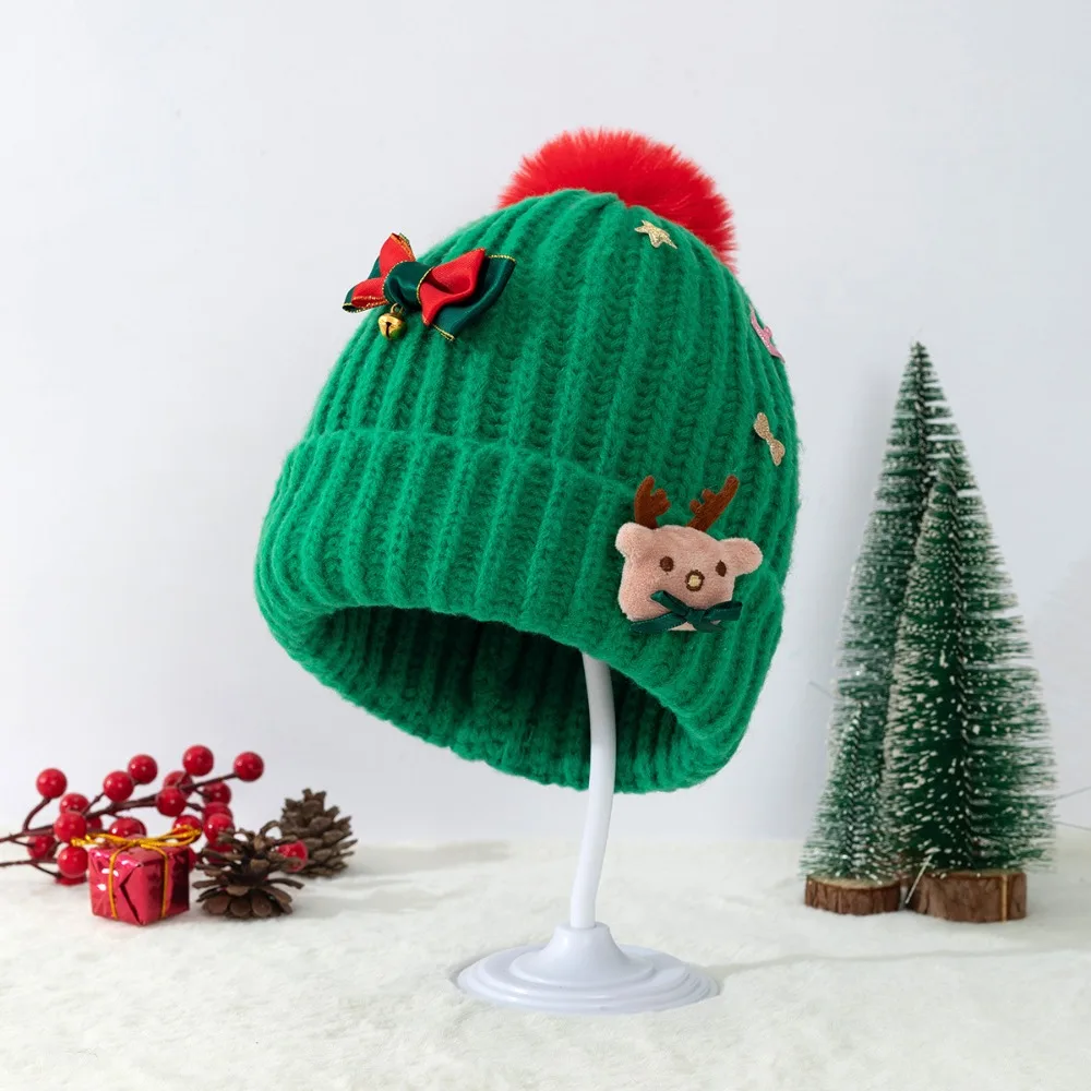 Fashion Soft Christmas Plush Cap Warm Elk Deer Big Pullover Hat Woven Green Red Knitted Woolen Hat Winter
Fashion Soft Christmas Plush Cap Warm Elk Deer Big Pullover Hat Woven Green Red Knitted Woolen Hat Winter