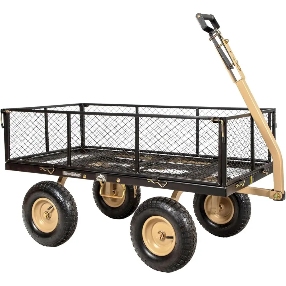 Heavy-Duty Utility Garden Cart Wagon – 1000LB Dual-Side Dump, All-Terrain Steel Cart with Large Wheels, latbed Trailer or Yard,
Heavy-Duty Utility Garden Cart Wagon – 1000LB Dual-Side Dump, All-Terrain Steel Cart with Large Wheels, latbed Trailer or Yard,