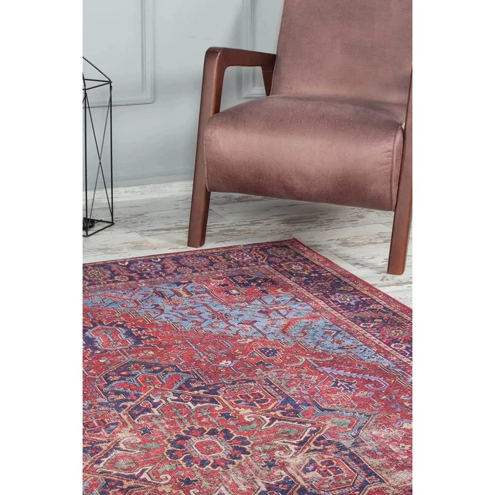 Blues Sonil Vintage Patterned Woven Floor Decorative Claret Red Kitchen, Living Room Carpet Quality Handmade Middle East Design
Blues Sonil Vintage Patterned Woven Floor Decorative Claret Red Kitchen, Living Room Carpet Quality Handmade Middle East Design