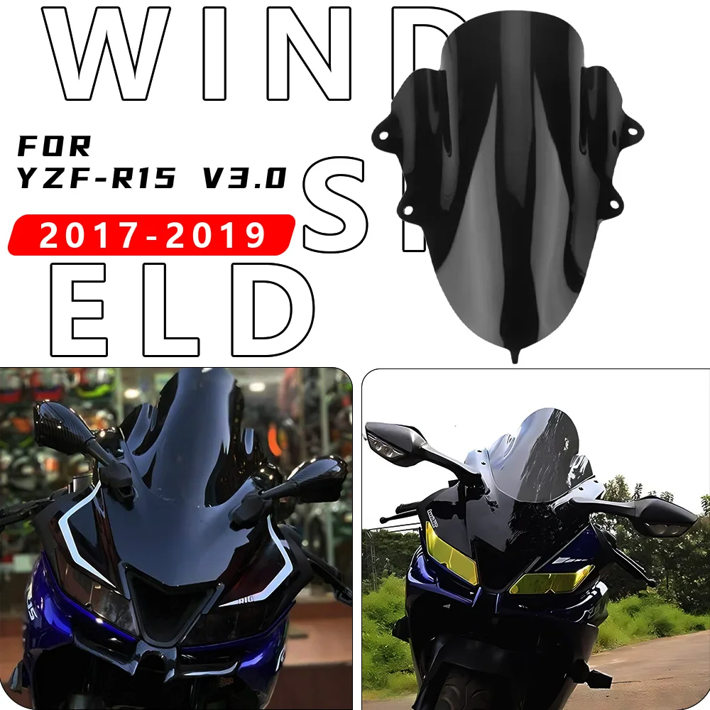 MTKRACING для YAMAHA YZF-R15 V3.0 2017-2019 мотоцикла, обтекатель переднего лобового стекла, дефлектор лобового стекла
MTKRACING для YAMAHA YZF-R15 V3.0 2017-2019 мотоцикла, обтекатель переднего лобового стекла, дефлектор лобового стекла