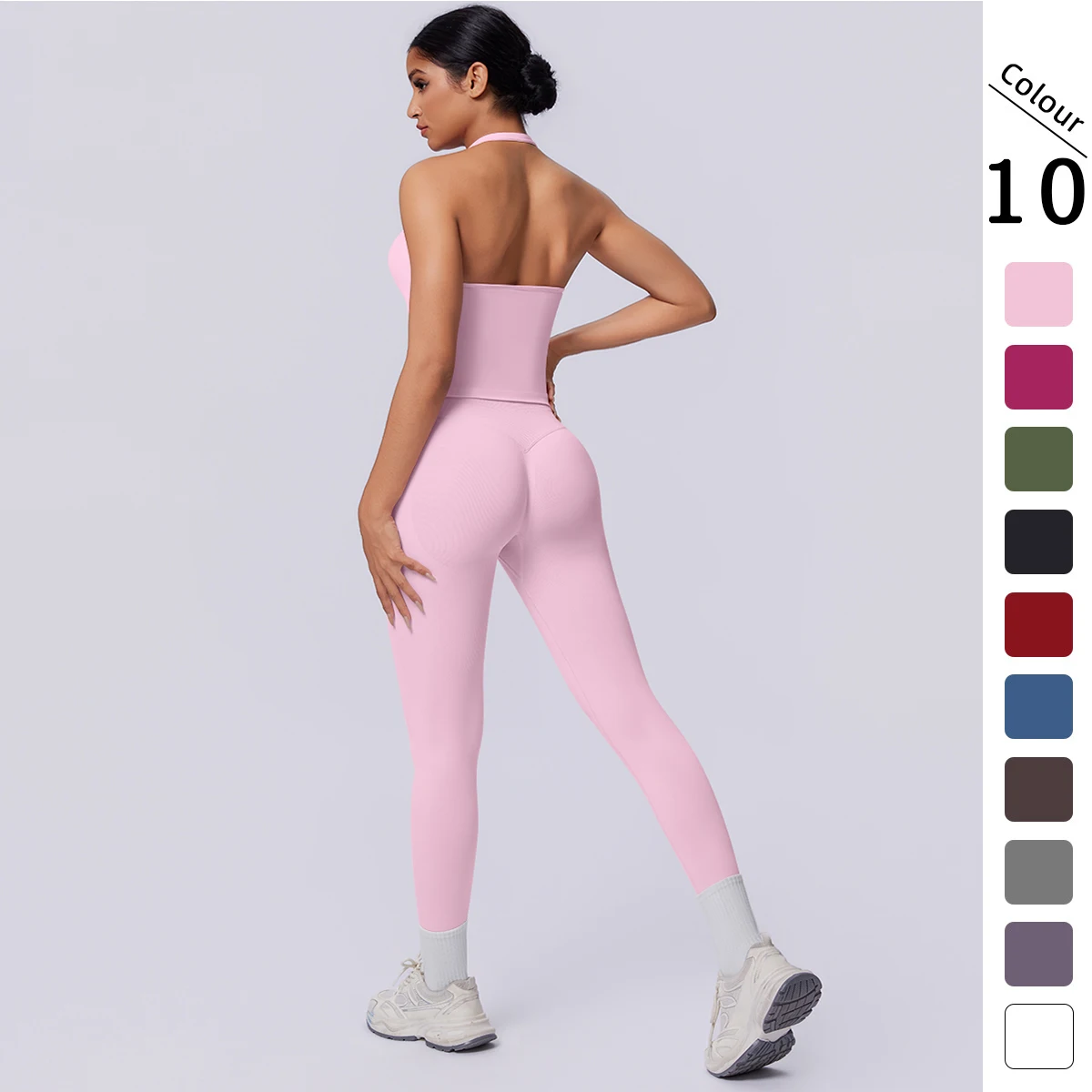 2PCS/set High Waisted Peach Buttocks Quick Drying Yoga Set for Woman's Sexy Backless Yoga Vest Summer Running Gym Female Pants
2PCS/set High Waisted Peach Buttocks Quick Drying Yoga Set for Woman's Sexy Backless Yoga Vest Summer Running Gym Female Pants