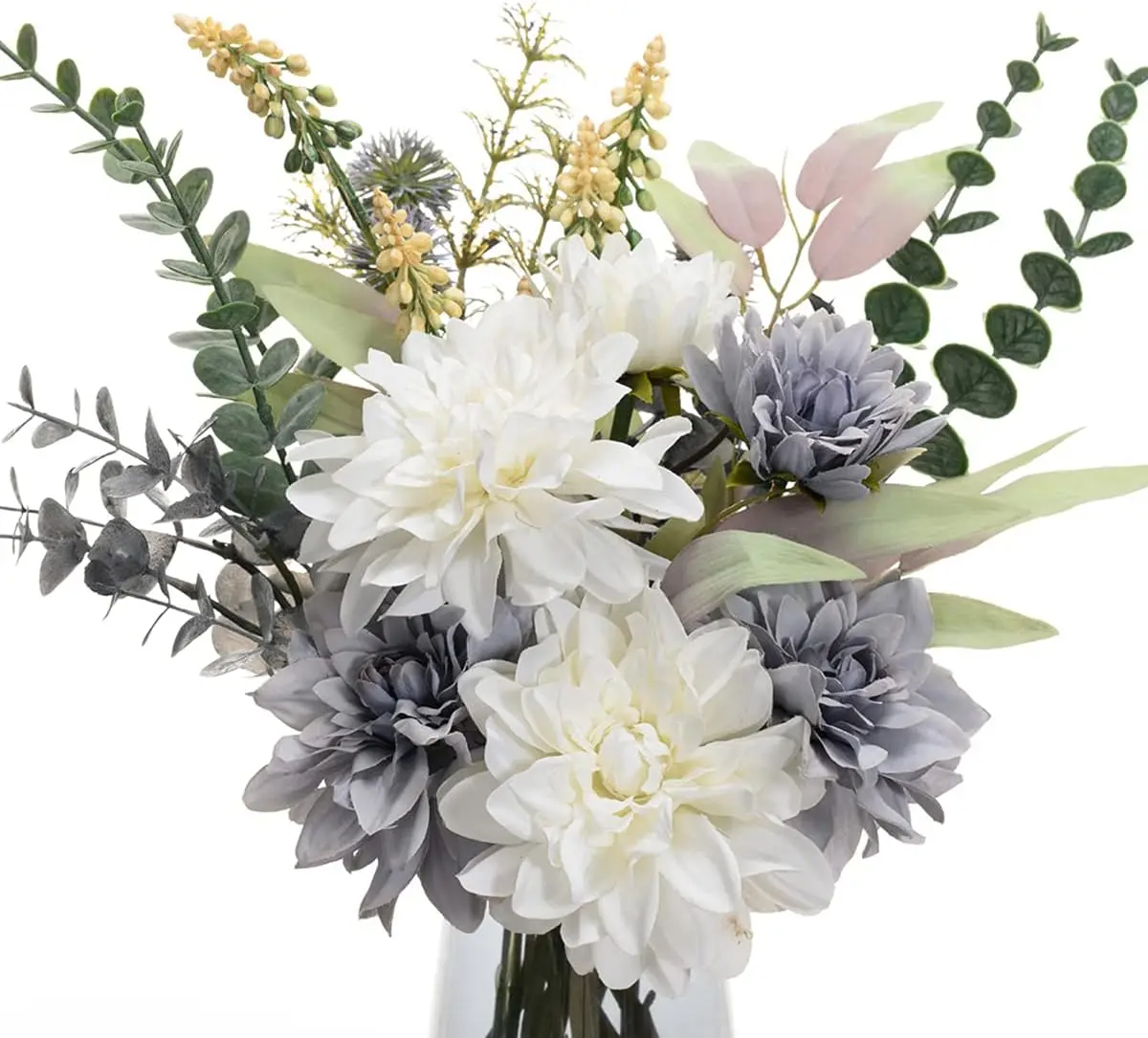 Fake Flowers Artificial Blue Flowers with Vase, Table Centerpieces for Dining Room, Silk Flower Arrangements for Home, Living Ro
Fake Flowers Artificial Blue Flowers with Vase, Table Centerpieces for Dining Room, Silk Flower Arrangements for Home, Living Ro