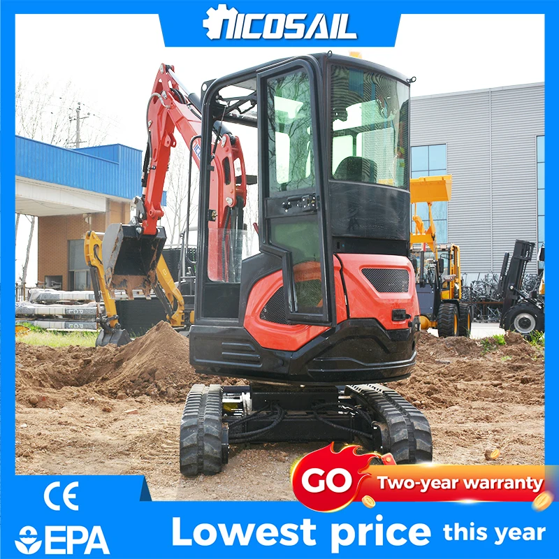 Nicosail Hydraulic Mini Excavator OKW25U 60L/min Flow Rate Stable Performance for Construction - Customizable
Nicosail Hydraulic Mini Excavator OKW25U 60L/min Flow Rate Stable Performance for Construction - Customizable