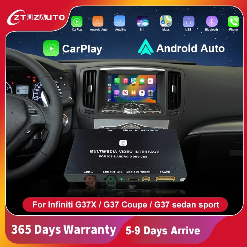Беспроводной CarPlay Android Auto для Infiniti G37X/G37 Coupe/G37 седан спортивное зеркало CarPlay обновление модернизация мультимедийная навигация
Беспроводной CarPlay Android Auto для Infiniti G37X/G37 Coupe/G37 седан спортивное зеркало CarPlay обновление модернизация мультимедийная навигация