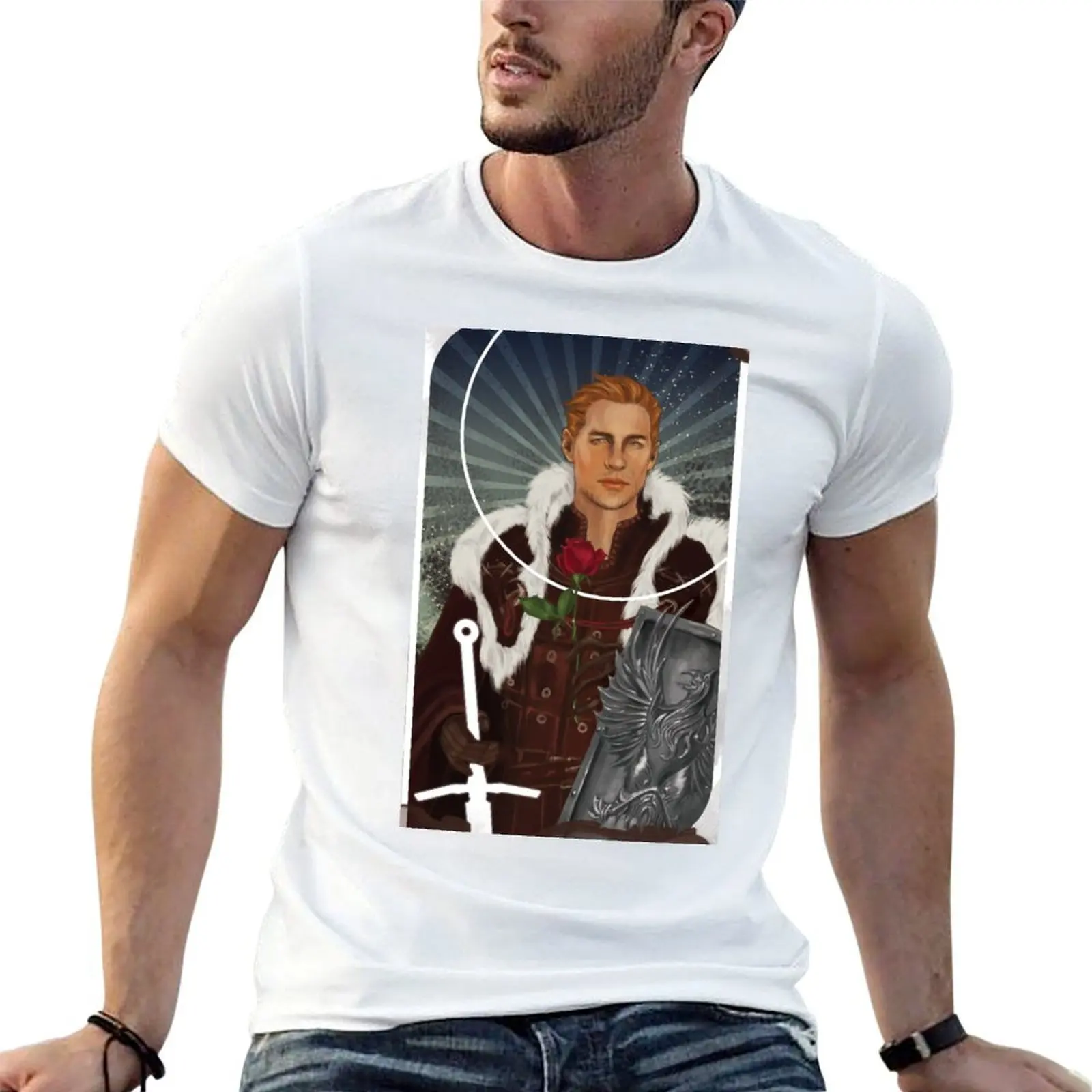Alistair - King of Swords T-Shirt black cotton t-shirt plain for man package man t shirt luxury T-Shirt
Alistair - King of Swords T-Shirt black cotton t-shirt plain for man package man t shirt luxury T-Shirt