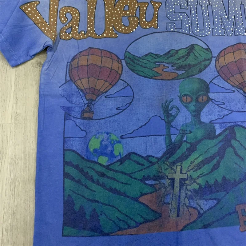 Blue Washed VALLEY Casual Short Sleeves Pure Cotton Hot Drill Letter Oversized Vale Men's Shirts
Blue Washed VALLEY Casual Short Sleeves Pure Cotton Hot Drill Letter Oversized Vale Men's Shirts