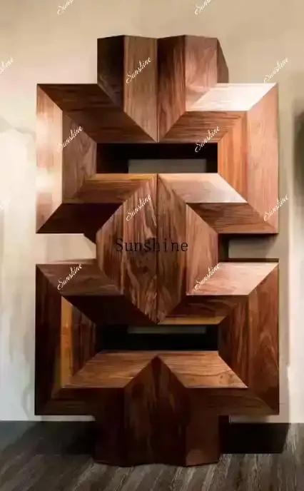 Italian display decoration black walnut display modern simple Nordic side cabinet FT
Italian display decoration black walnut display modern simple Nordic side cabinet FT