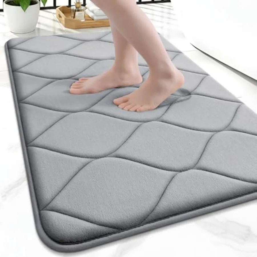 Memory Foam Bath Mat 16, Ultra Soft Non-Slip Bathroom Rug, Plush Water Absorbent Quick Dry and Machine Washable Floor Mat for S
Memory Foam Bath Mat 16, Ultra Soft Non-Slip Bathroom Rug, Plush Water Absorbent Quick Dry and Machine Washable Floor Mat for S