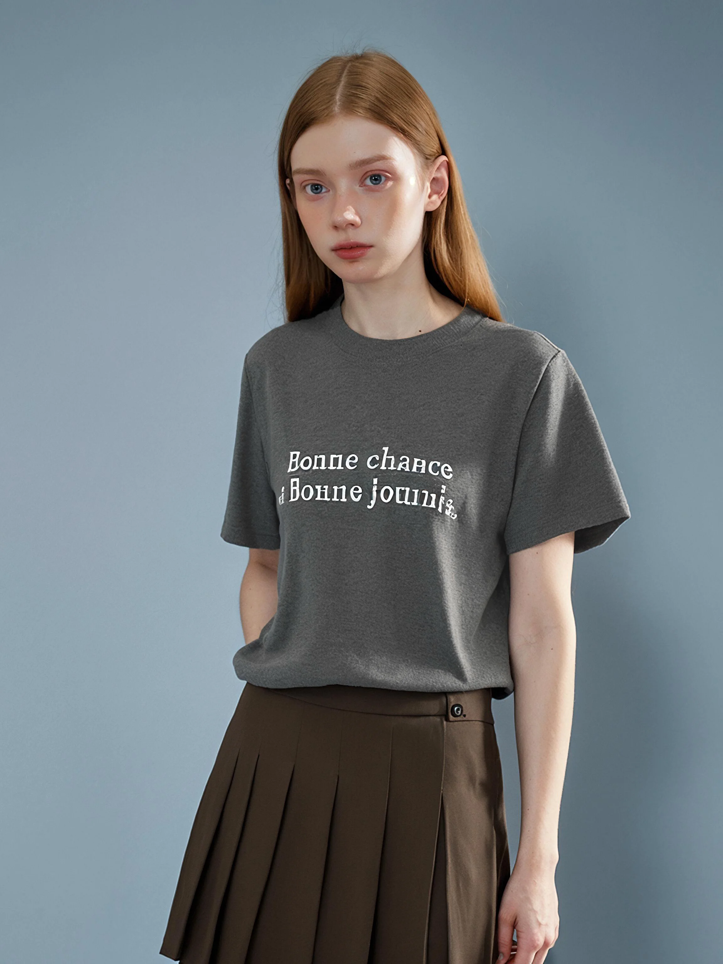 HUAAPPUW Pure Color round Neck Short Sleeve T-Shirt Letter Print Casual Summer New Style Loose Fit Shoulder Length Women's Top
HUAAPPUW Pure Color round Neck Short Sleeve T-Shirt Letter Print Casual Summer New Style Loose Fit Shoulder Length Women's Top