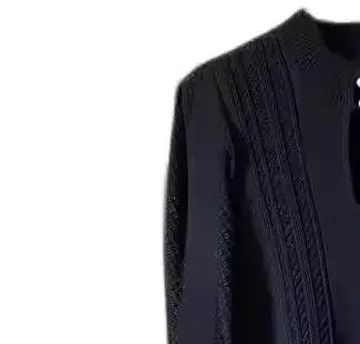 Women's black slim knit dress with puff sleeves French brand casual elegant party dress for women
Women's black slim knit dress with puff sleeves French brand casual elegant party dress for women