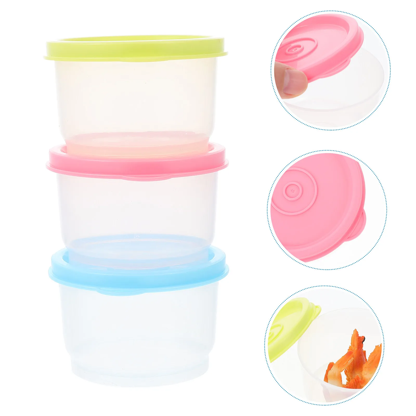 6Pcs Mini Food Storage Container Leakproof Infant Food Box for Outdoor Camping Travel Snacks Sauce Dessert Rice Cereal Dry Fruit
6Pcs Mini Food Storage Container Leakproof Infant Food Box for Outdoor Camping Travel Snacks Sauce Dessert Rice Cereal Dry Fruit
