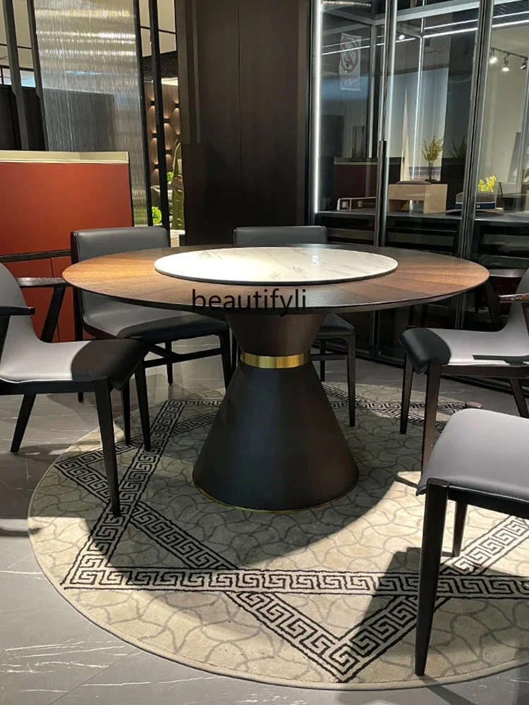 zxqDining Table round Table Simple Modern 1.35 M Small Apartment Stone Plate Nordic Solid Wood with Turntable round Table
zxqDining Table round Table Simple Modern 1.35 M Small Apartment Stone Plate Nordic Solid Wood with Turntable round Table