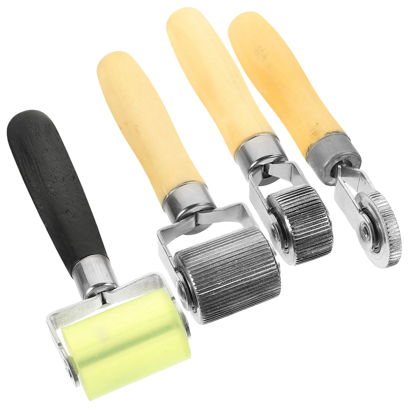 4Pcs Tire Repair Tools Car Sound Deadening Rollers Ergonomic Wood Handle Metal Bearing Smooth Rolling Auto Noise Reduction
4Pcs Tire Repair Tools Car Sound Deadening Rollers Ergonomic Wood Handle Metal Bearing Smooth Rolling Auto Noise Reduction