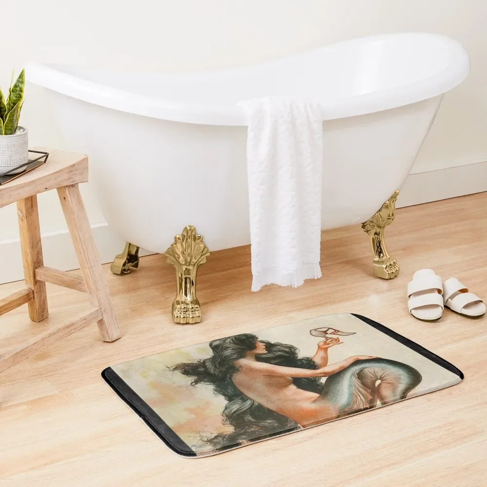Vintage Mermaid Paris Bath Mat Household Items Carpet Anti Slip Non-Slip Bathtub Mat
Vintage Mermaid Paris Bath Mat Household Items Carpet Anti Slip Non-Slip Bathtub Mat