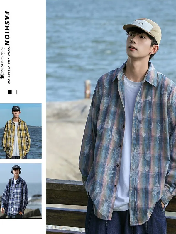 Old Money Sle Plaid Long Sve irt Men's Loose Fit American Chic Lazy irt Autumn Season Polyester Cotton Blend
Old Money Sle Plaid Long Sve irt Men's Loose Fit American Chic Lazy irt Autumn Season Polyester Cotton Blend