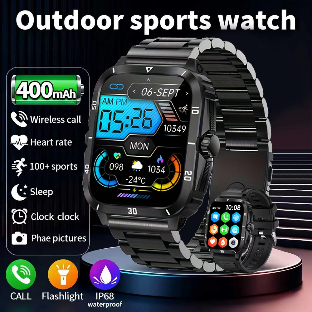 2026 Outdoor Military Watch 1.96" Smartwatch Men Bluetooth Calls Health Monitoring Smart Watch Sport Fitness Watches For Android
2026 Outdoor Military Watch 1.96" Smartwatch Men Bluetooth Calls Health Monitoring Smart Watch Sport Fitness Watches For Android