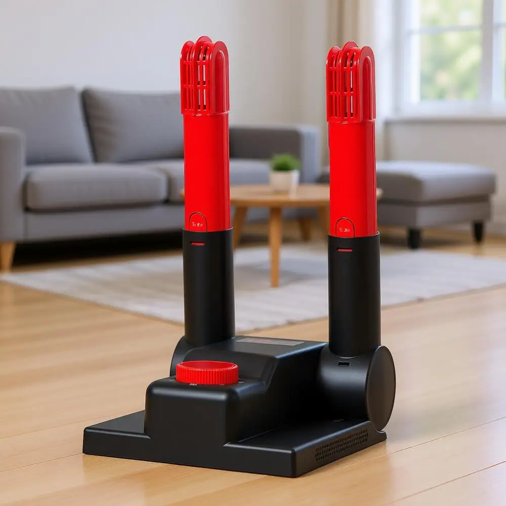 Портативная сушилка и дезодоратор для обуви – для сушки рабочих ботинок, обуви, перчаток, бутс и лыжного снаряжения – складная сушилка для обуви с сертификатом ETL
Портативная сушилка и дезодоратор для обуви – для сушки рабочих ботинок, обуви, перчаток, бутс и лыжного снаряжения – складная сушилка для обуви с сертификатом ETL