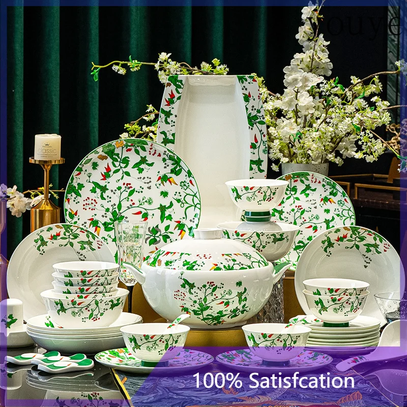 Uc New Chinese Style Luxury Plates Dinner Sets 70 Pcs For 8 People Fine Bone China Dinnerware Set Vajillas Completa Tablewa
Uc New Chinese Style Luxury Plates Dinner Sets 70 Pcs For 8 People Fine Bone China Dinnerware Set Vajillas Completa Tablewa
