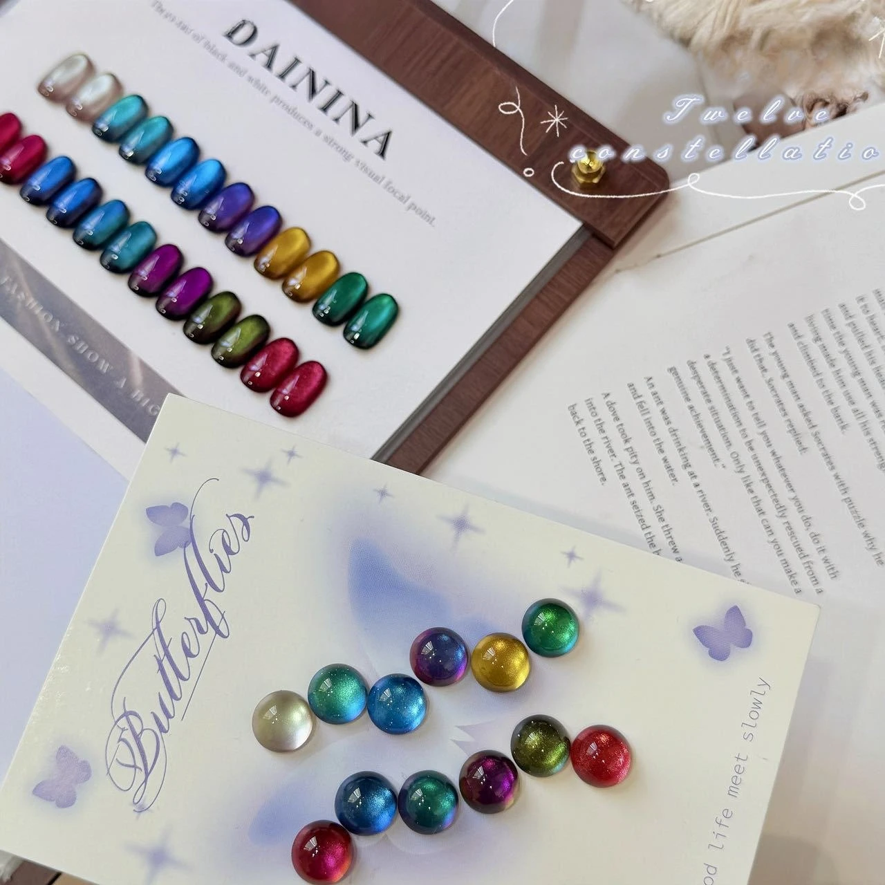 2025 Nail Art Women's Kit Autumn and Winter Glass Beads Sparkling Colorful Blue Purple Yellow Cat Eye UV/lLED Gel Nail Polish
2025 Nail Art Women's Kit Autumn and Winter Glass Beads Sparkling Colorful Blue Purple Yellow Cat Eye UV/lLED Gel Nail Polish