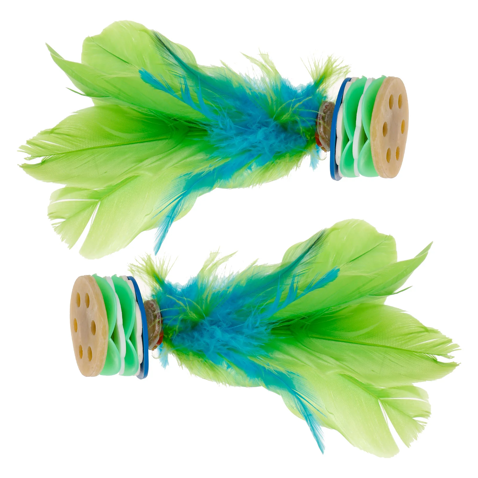 2 Pcs Fitness Shuttlecock Kicking Hand-made Jianzi Plume Toy Sinew Colorful Shuttlecocks For Children
2 Pcs Fitness Shuttlecock Kicking Hand-made Jianzi Plume Toy Sinew Colorful Shuttlecocks For Children