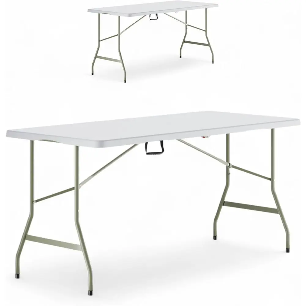 Durable Plastic Folding Table, Granite White | Indoor/Outdoor, Commercial, Utility, Dining, Events, Catering, Conferences, 2-Pac
Durable Plastic Folding Table, Granite White | Indoor/Outdoor, Commercial, Utility, Dining, Events, Catering, Conferences, 2-Pac