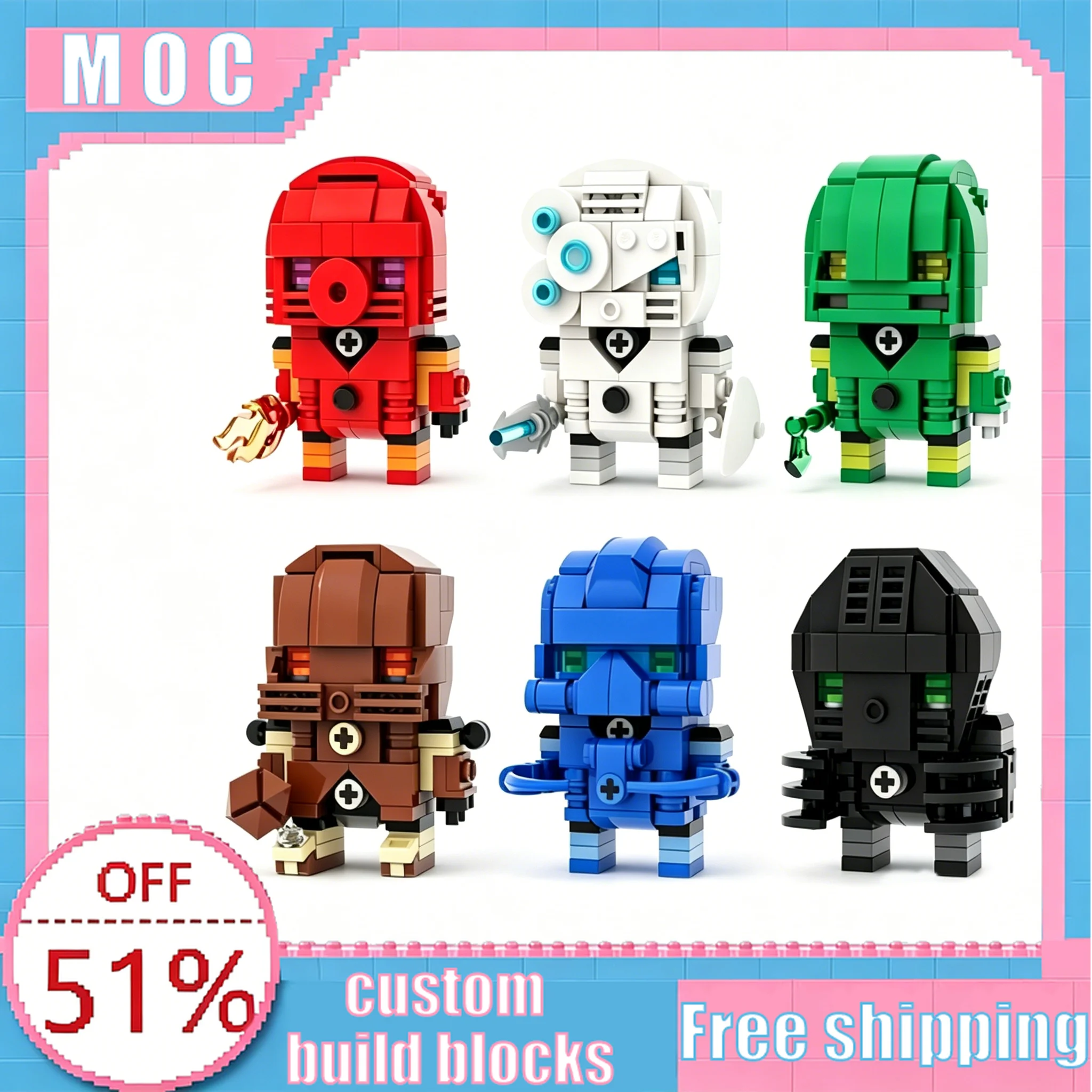 1195 PCS Toa Mata Bionicle Brickheadz MOC Character Building Blocks Set DIY Assembly Educational Toy For Kids Collection Gifts
1195 PCS Toa Mata Bionicle Brickheadz MOC Character Building Blocks Set DIY Assembly Educational Toy For Kids Collection Gifts