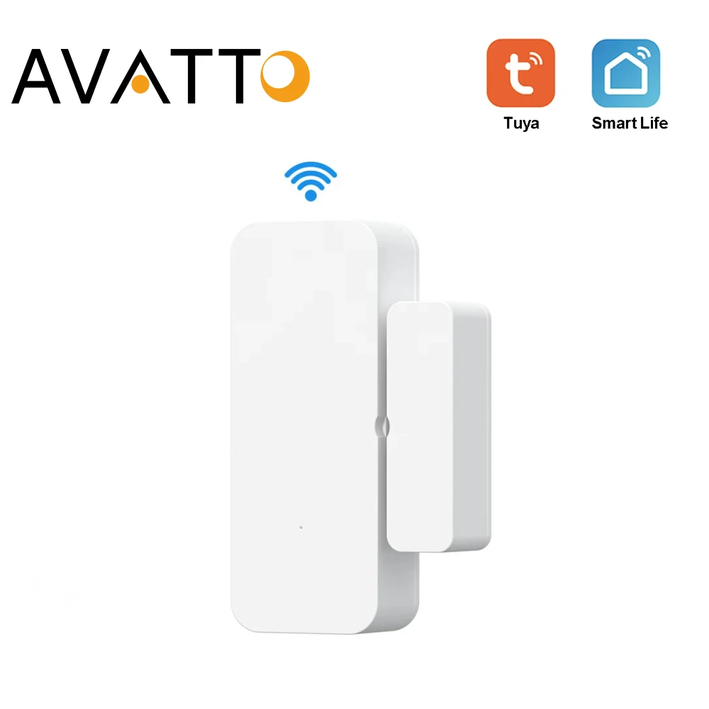 AVATTO Tuya Wi-Fi дверной датчик, датчик входа в окно, охранный магнитный датчик, сигнализация, умная жизнь, работа с Alexa Google Home 
AVATTO Tuya Wi-Fi дверной датчик, датчик входа в окно, охранный магнитный датчик, сигнализация, умная жизнь, работа с Alexa Google Home