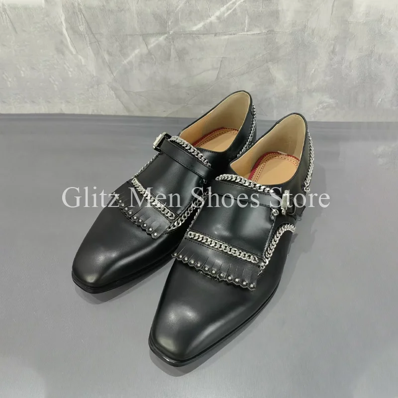 Chain Design Loafers Business Men's Shoes 2024 Stylish Small Square Toe Flat Leisure Handmade Banquet Weeding Dress Shoes
Chain Design Loafers Business Men's Shoes 2024 Stylish Small Square Toe Flat Leisure Handmade Banquet Weeding Dress Shoes