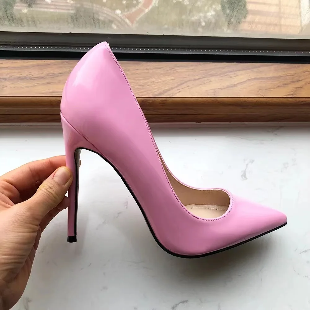 w jednolitym kolorze damskie Pumps Sexy 12cm Classic Stilettos Patent Leather Super High Heels Pointed Toe Wedding Party Shoes Plus Size 46
w jednolitym kolorze damskie Pumps Sexy 12cm Classic Stilettos Patent Leather Super High Heels Pointed Toe Wedding Party Shoes Plus Size 46