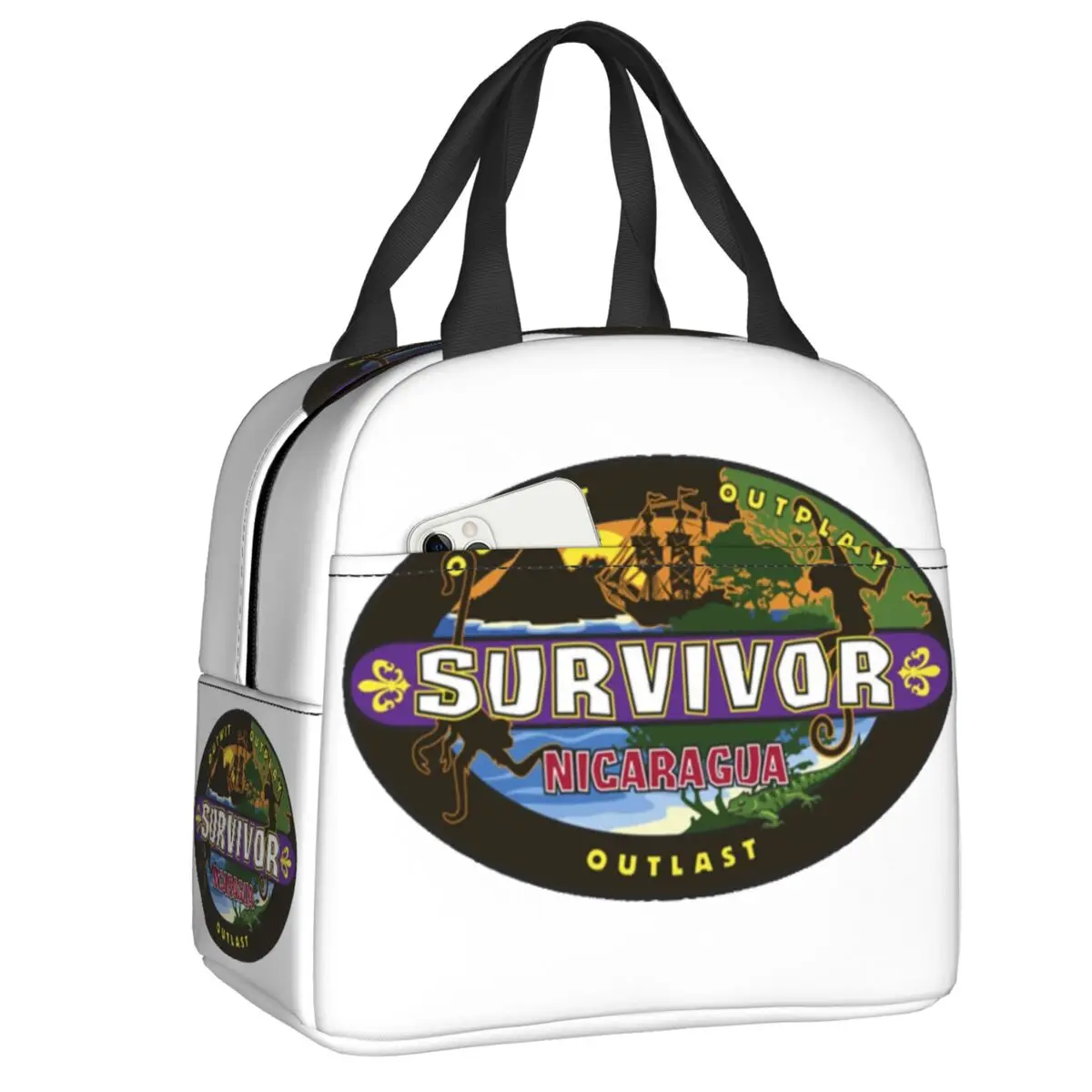 Изолированная сумка для обеда Reality TV Survivor Nicaragua для кемпинга, путешествий, герметичный холодильник, термобокс для бенто для женщин и детей
Изолированная сумка для обеда Reality TV Survivor Nicaragua для кемпинга, путешествий, герметичный холодильник, термобокс для бенто для женщин и детей