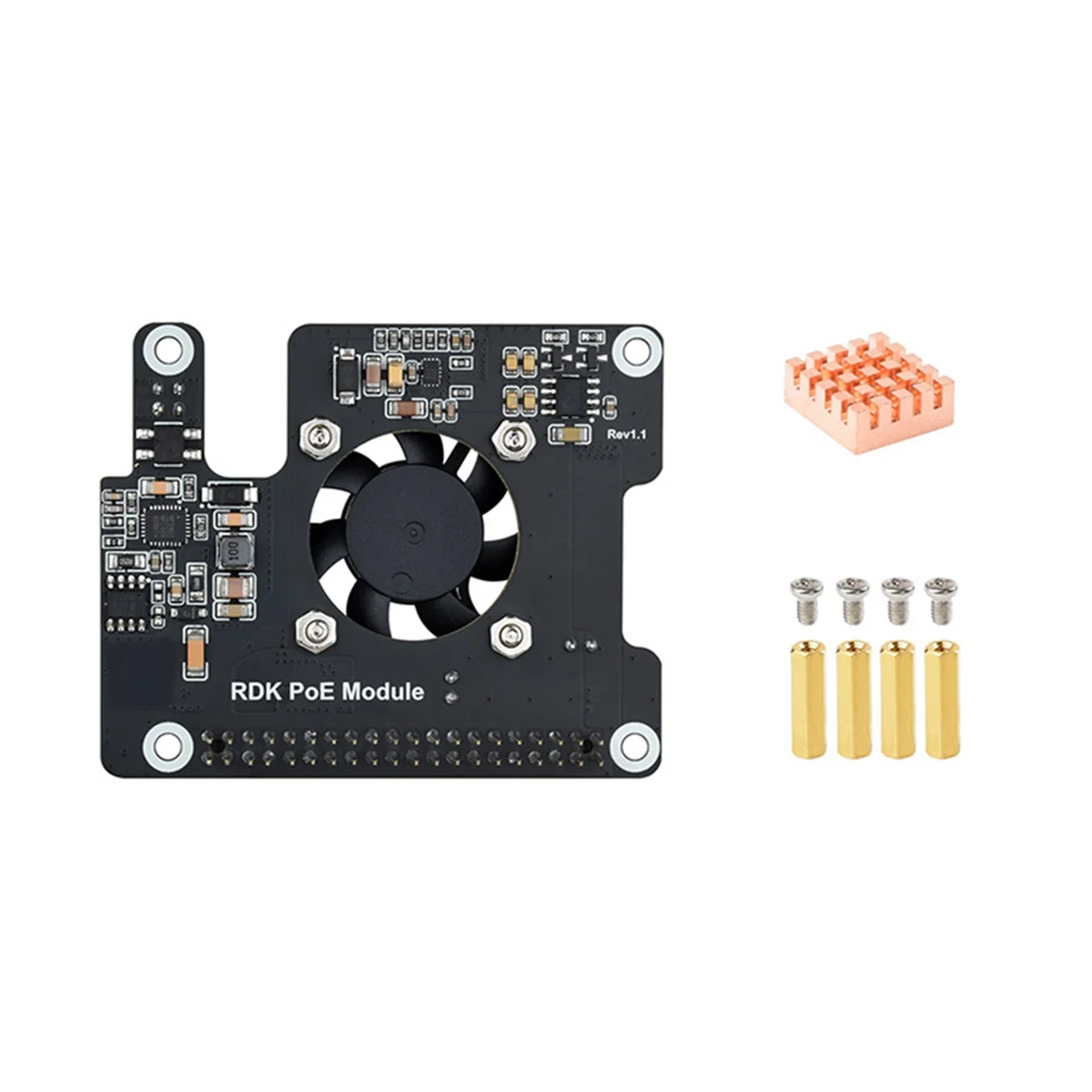 ABLG For RDK X5 PoE Expansion Board 802.3af/At High Power Ethernet with Cooling Fan & Metal Heatsink for Enhanced Performance
ABLG For RDK X5 PoE Expansion Board 802.3af/At High Power Ethernet with Cooling Fan & Metal Heatsink for Enhanced Performance
