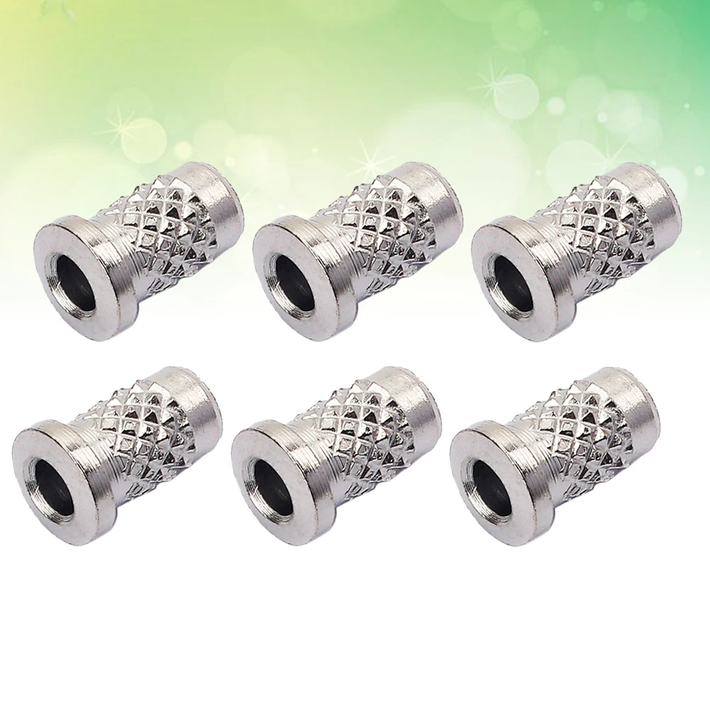 6 Pcs Accessories Threaded String Buckle Acoustic Guitar Through Body Ferrules for Bass
6 Pcs Accessories Threaded String Buckle Acoustic Guitar Through Body Ferrules for Bass