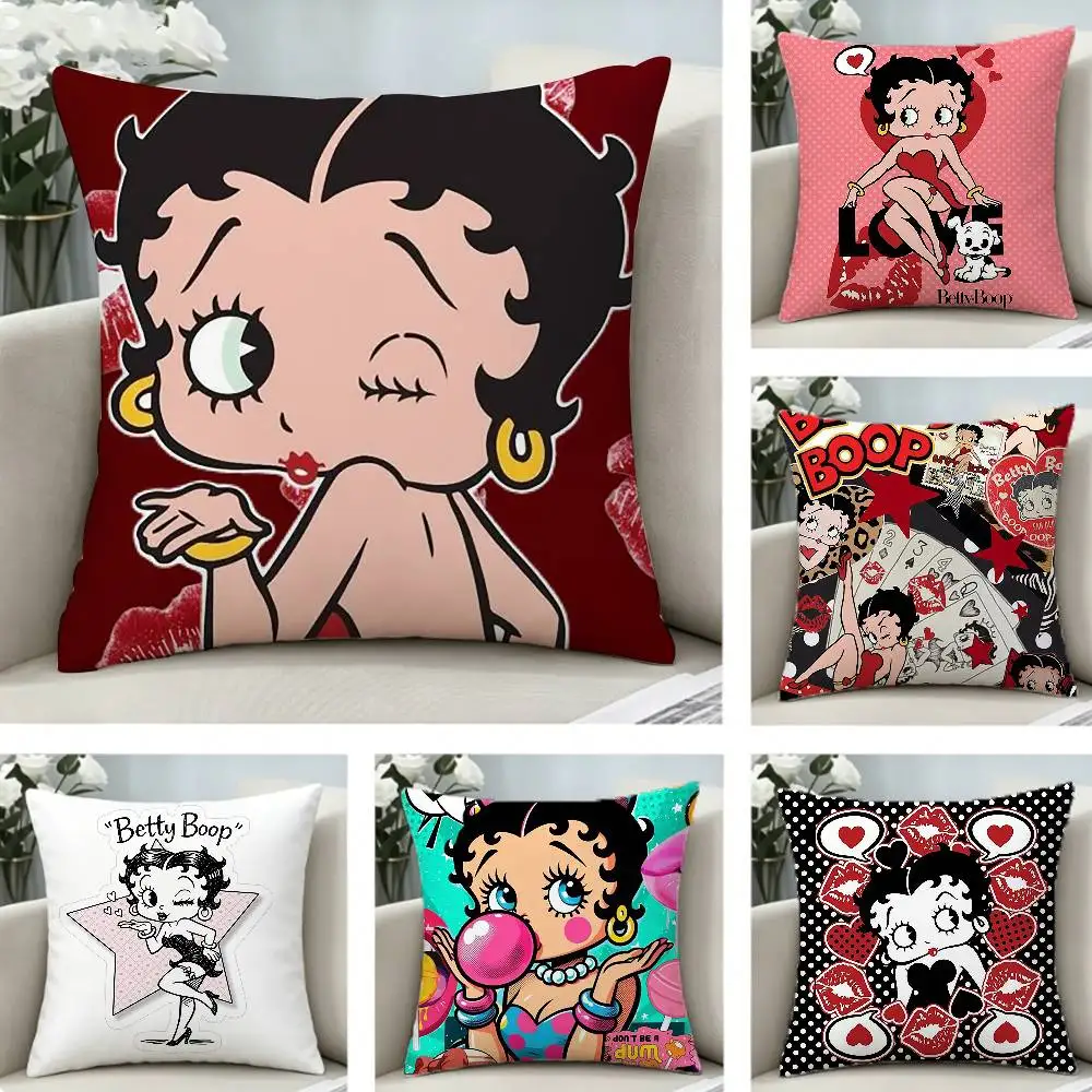 Vintage B-Betty B-Boop Pillow Case Pattern Printed Pillowcase For Living Room Sofa Cushion Cover
Vintage B-Betty B-Boop Pillow Case Pattern Printed Pillowcase For Living Room Sofa Cushion Cover