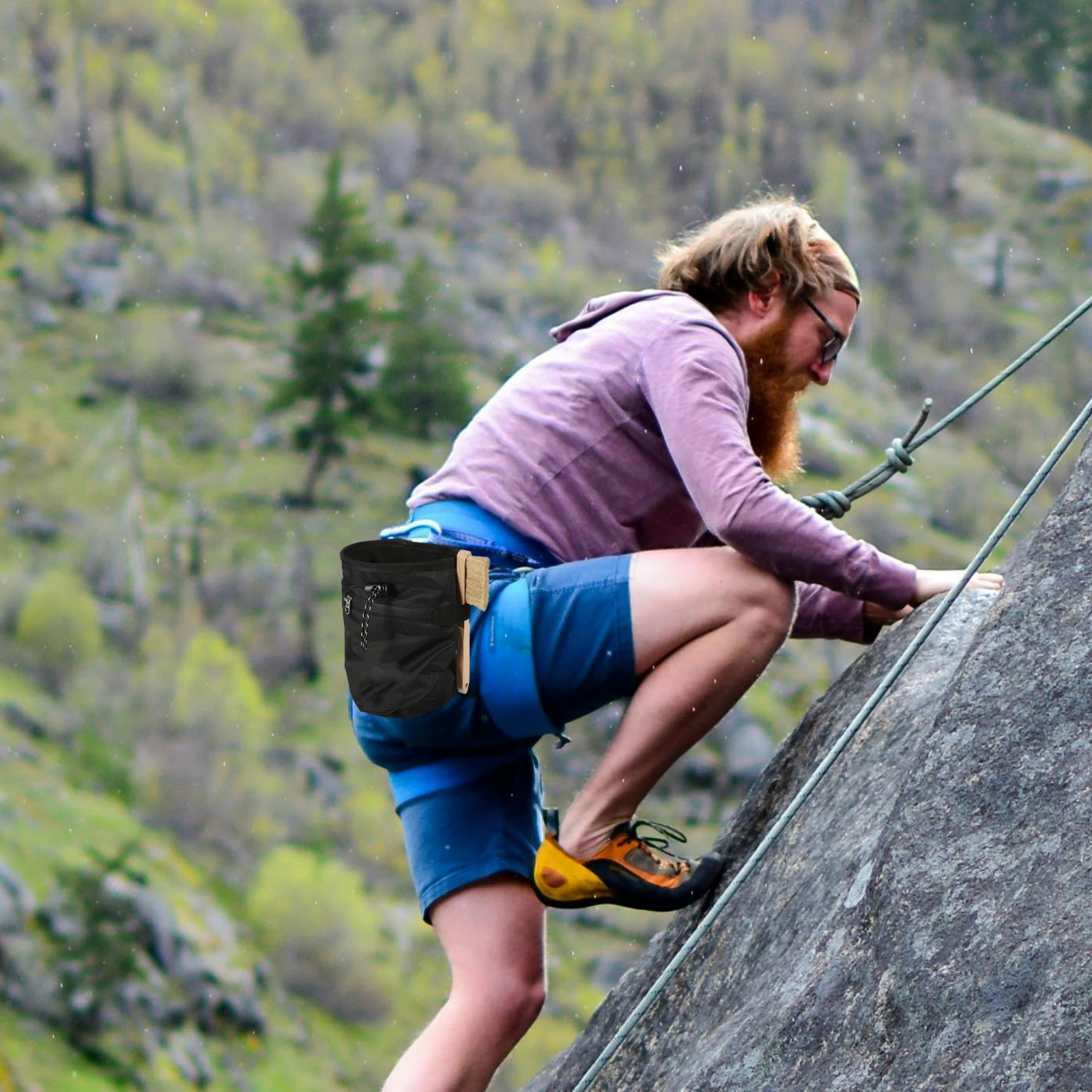 1 Set Large Capacity Climbing Powder Bag For Rock Bouldering Gymnastics Anti-Slip Storage Pack Drawstring Resistant
1 Set Large Capacity Climbing Powder Bag For Rock Bouldering Gymnastics Anti-Slip Storage Pack Drawstring Resistant