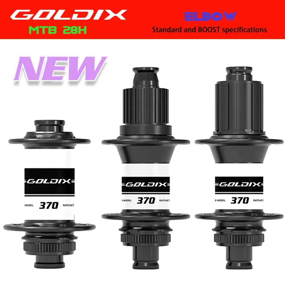 GOLDIX M370 MTB Hub 36T Boost J-Bend Rear Wheel Sealed Bearing Center Lock for Disc Brake 28H Ratchet Compatible with HG MS XD
GOLDIX M370 MTB Hub 36T Boost J-Bend Rear Wheel Sealed Bearing Center Lock for Disc Brake 28H Ratchet Compatible with HG MS XD