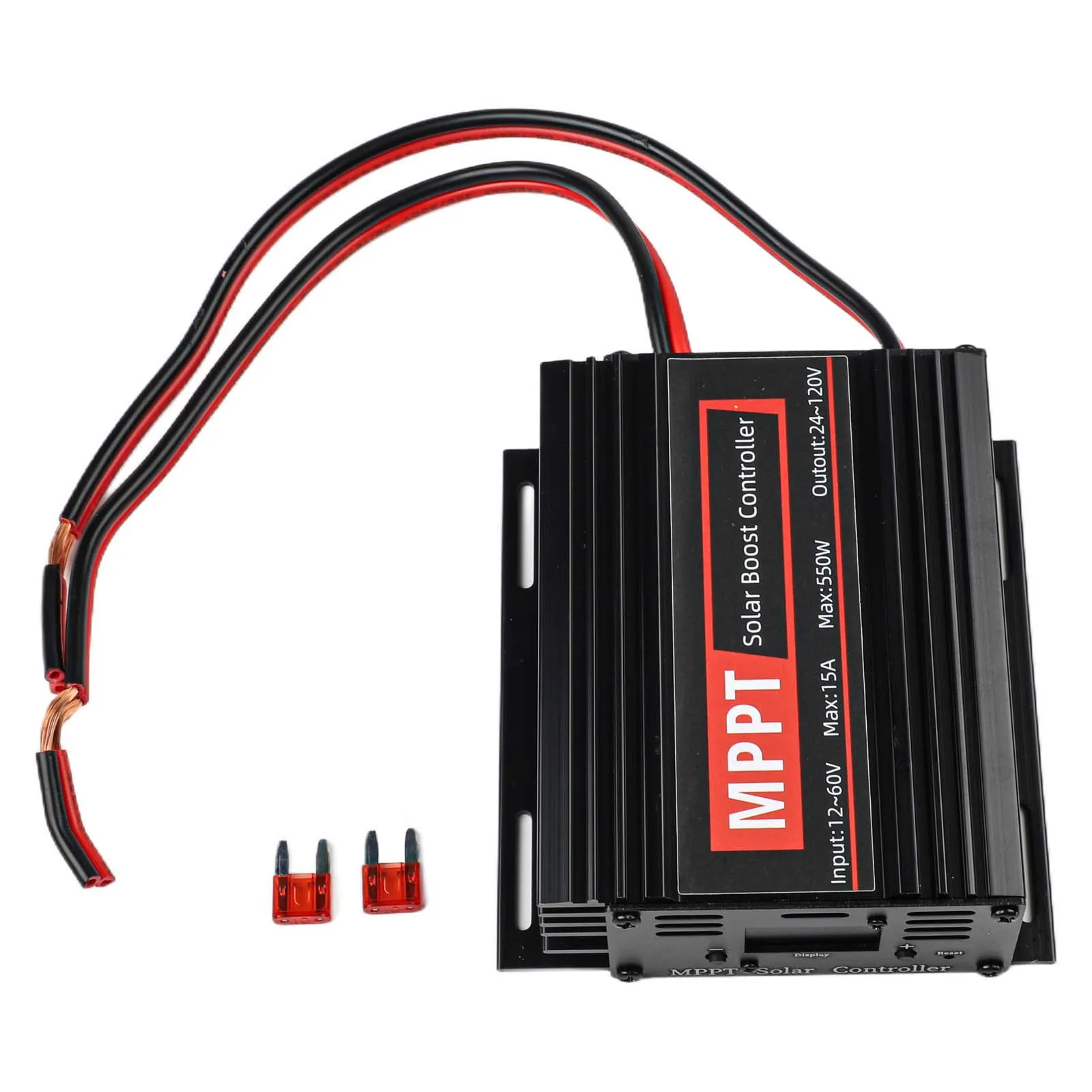 Контроллер заряда солнечных батарей MPPT 15А 550Вт с повышающим преобразователем напряжения 12В~50В в 24В~88В для OLED/LCD дисплеев
Контроллер заряда солнечных батарей MPPT 15А 550Вт с повышающим преобразователем напряжения 12В~50В в 24В~88В для OLED/LCD дисплеев