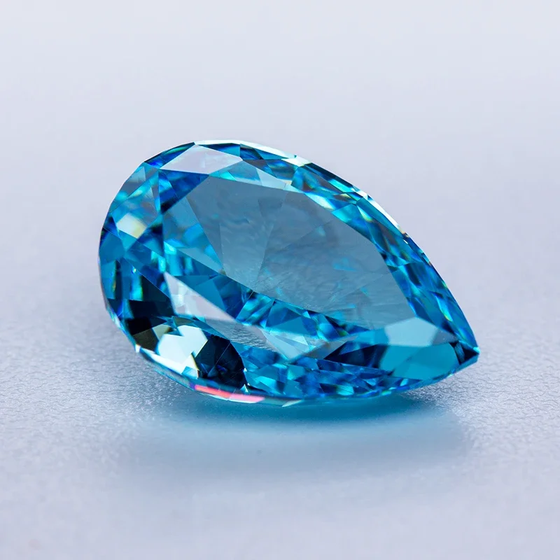 Cubic Zirconia Crushed Ice Cut Light Aquamarine Color Pear Shape Charms Beads for Jewelry Making Rings Materials No Certificate
Cubic Zirconia Crushed Ice Cut Light Aquamarine Color Pear Shape Charms Beads for Jewelry Making Rings Materials No Certificate