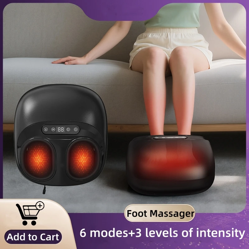 Electric Foot Massage Machine with Fully Airbag Wrapped Automatic Rollers Sole Kneading Airbag Pressing Relaxation Foot Massager
Electric Foot Massage Machine with Fully Airbag Wrapped Automatic Rollers Sole Kneading Airbag Pressing Relaxation Foot Massager