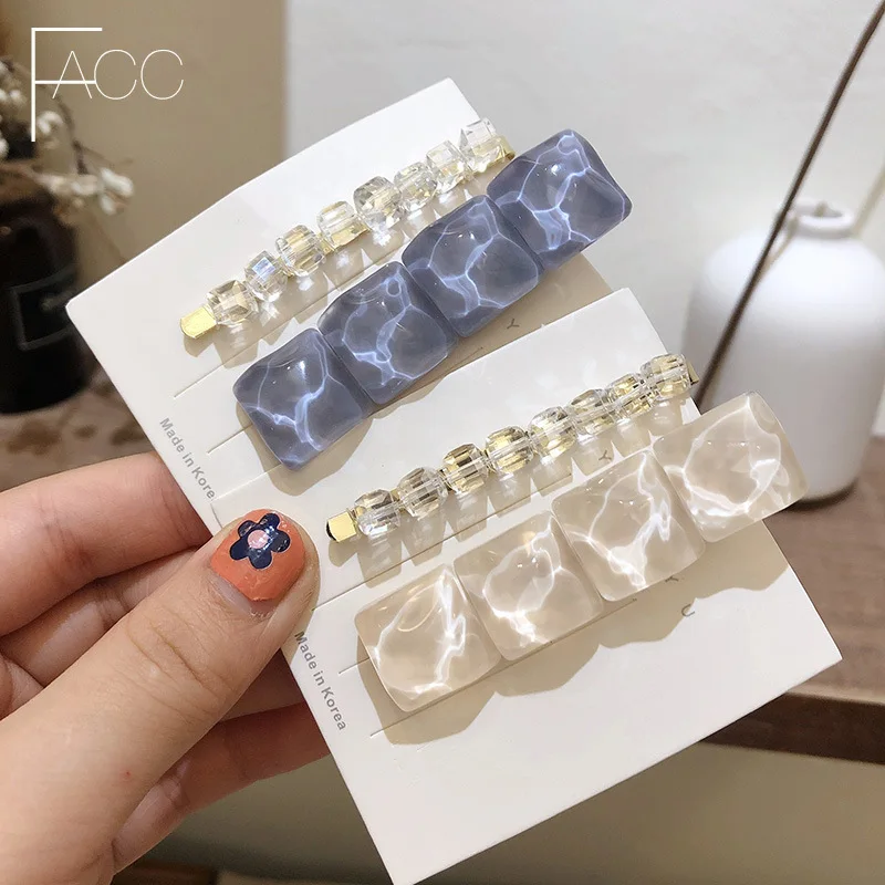 Crystal Water Ripple Hair Clip for Women Summer Vacation Side Fringe and Temple Holder Premium Lightweight Acrylic Daily
Crystal Water Ripple Hair Clip for Women Summer Vacation Side Fringe and Temple Holder Premium Lightweight Acrylic Daily