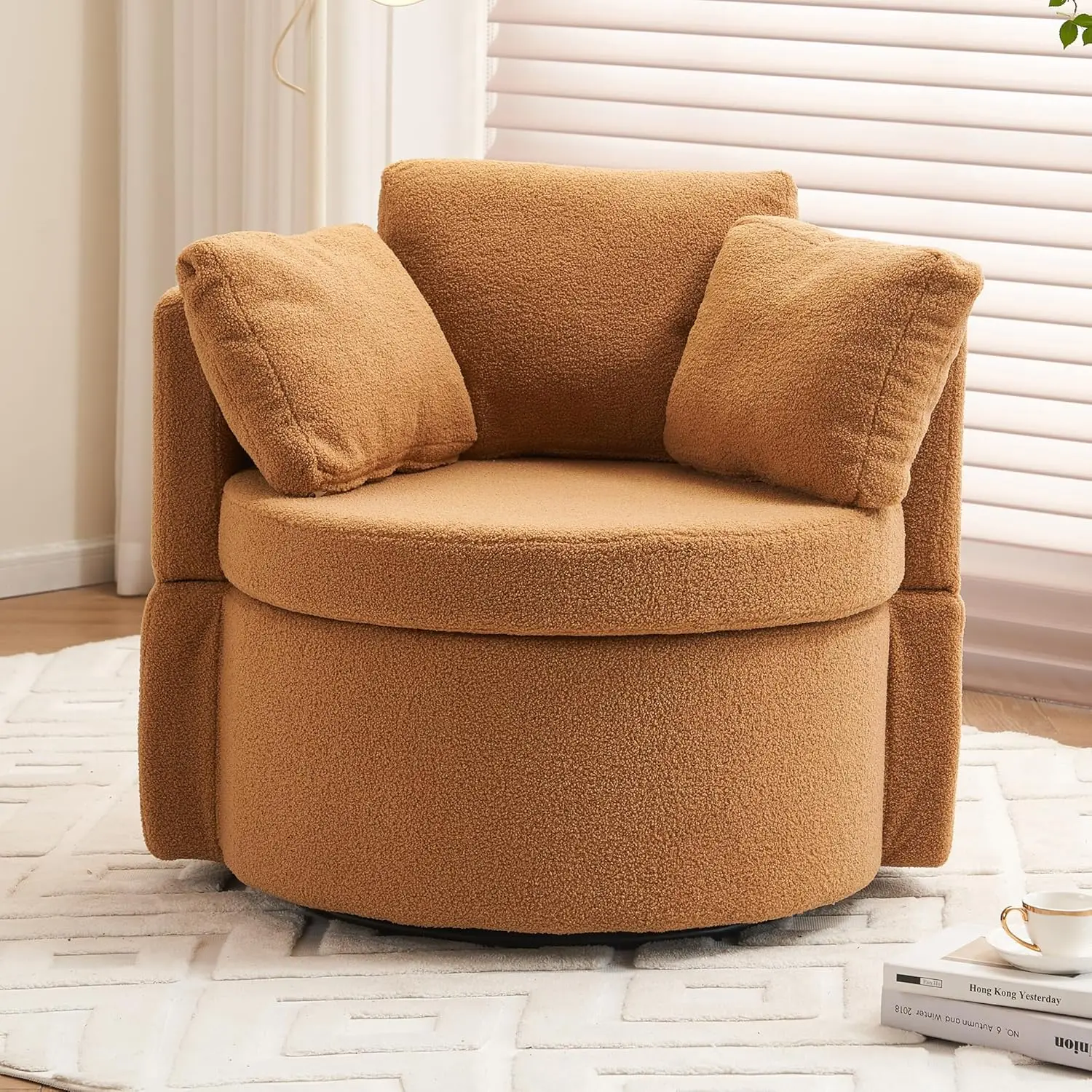 Поворотный стул со скрытым хранилищем, 360° ° Поворотный плюшевый стул для чтения из ткани Тедди с 3 подушками, по индивидуальному заказу
Поворотный стул со скрытым хранилищем, 360° ° Поворотный плюшевый стул для чтения из ткани Тедди с 3 подушками, по индивидуальному заказу